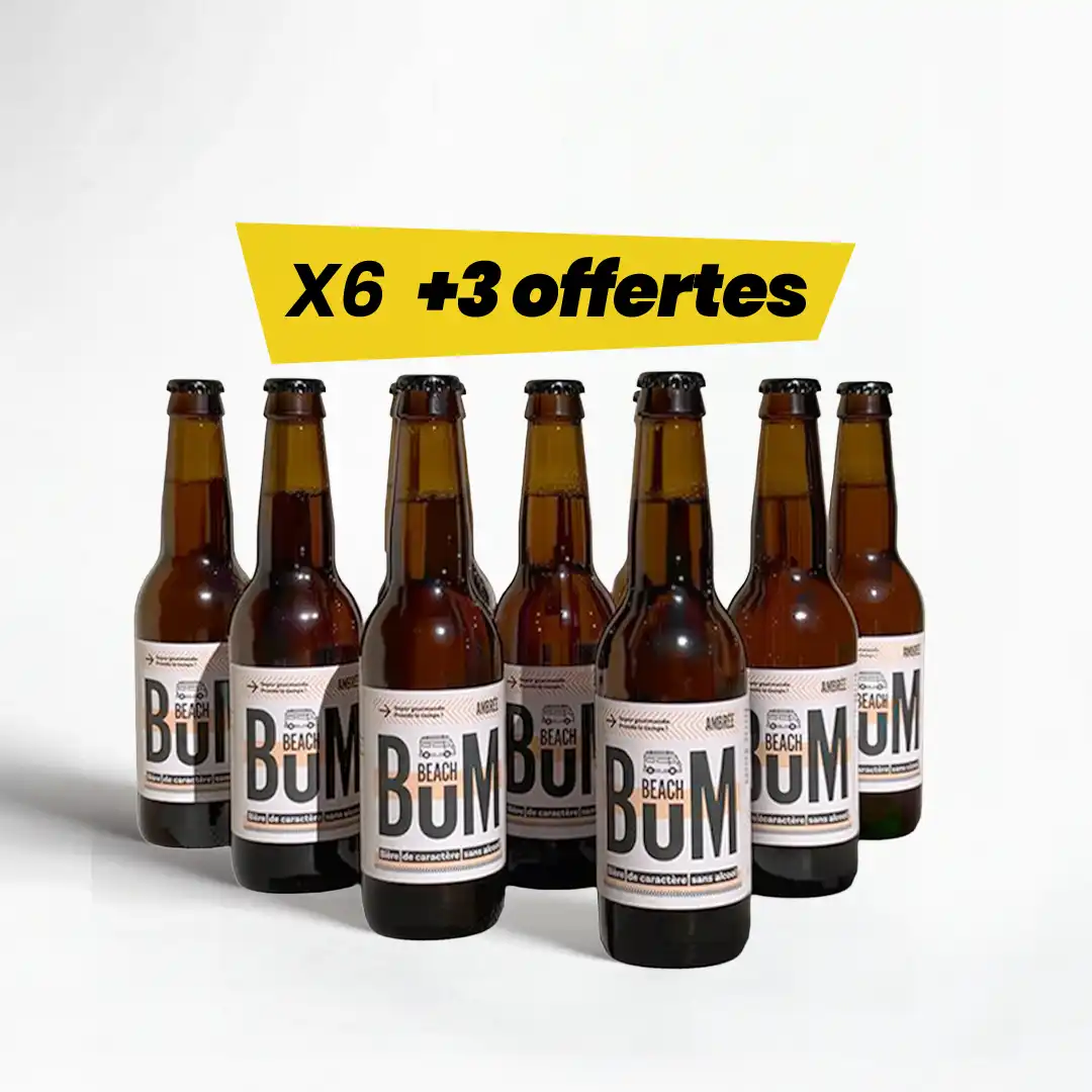 Big Pack – Beach Bum, Ambrée x6 + 3 offertes
