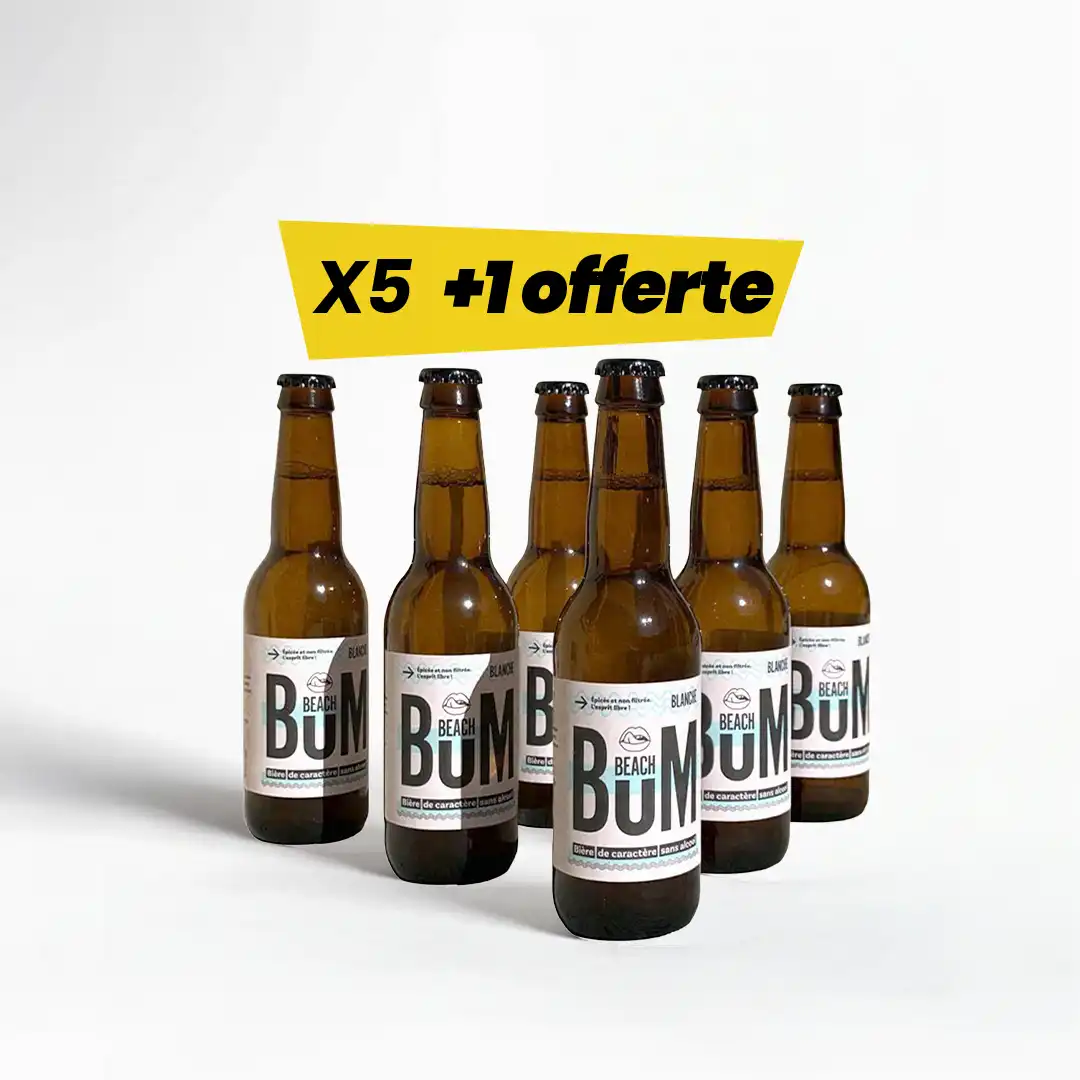 Mid Pack – Beach Bum, Blanche x5 + 1 offerte