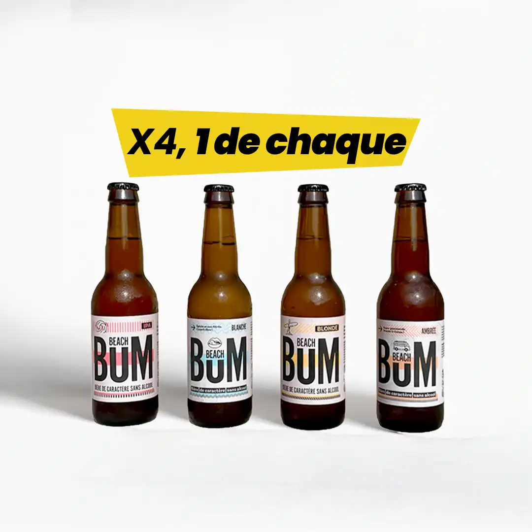 Tasting Pack – Beach Bum x4 – 1 de chaque